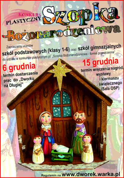 Plakat KONKURS PLASTYCZNY_Szopka_2013