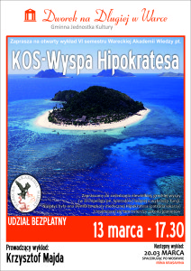 plakat WAW_KOS - Wyspa Hipokratesa
